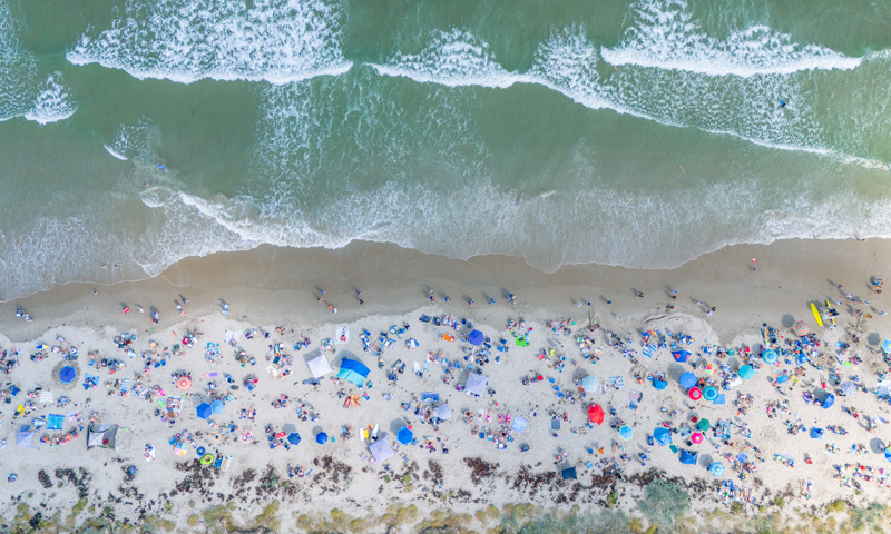 People enjoying the beach, Photo Credit: PGM Photography