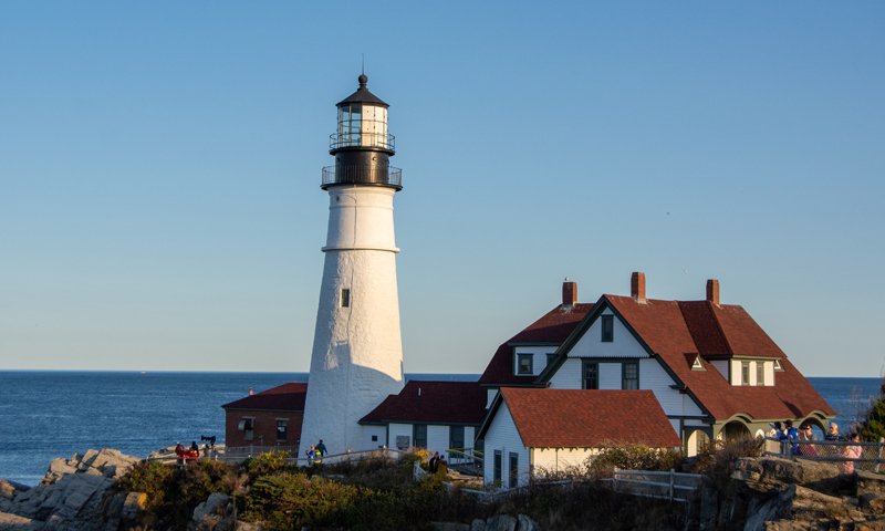 Portland Head Light at fall; Photo Credit: Lauren Witt at Visit Portland