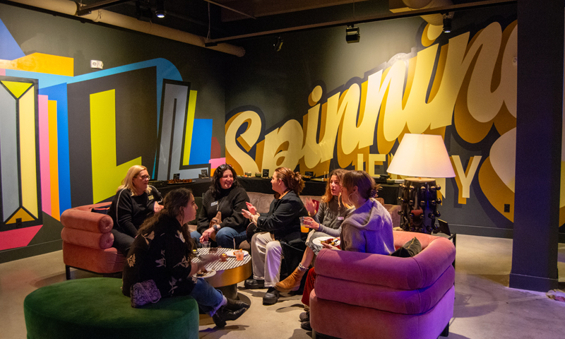 Partner mixer; Photo Credit: Lauren Peters