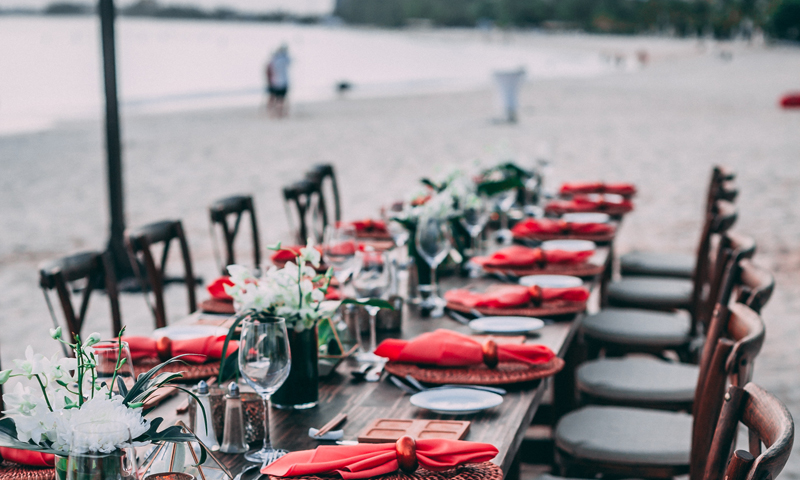 Decorative Table. Photo Provided by Experience Maine