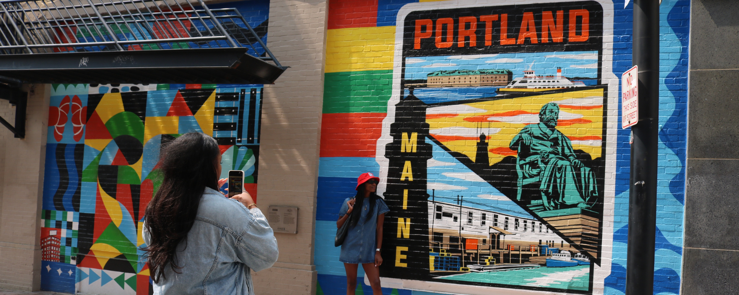 Posing in Portland Art District, Photo Credit: Harleigh Gastman